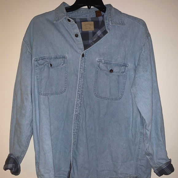 st john's bay denim shirt
